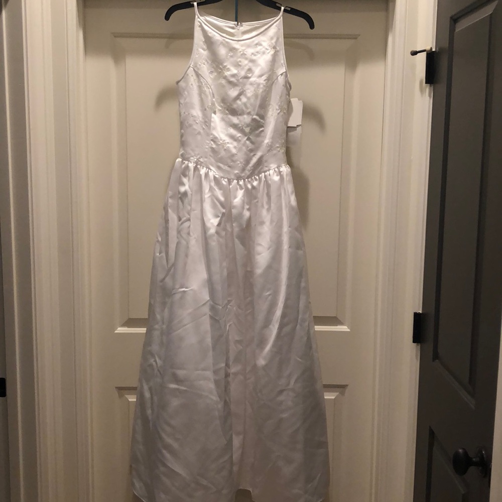 Jessica McClintock formal white gown